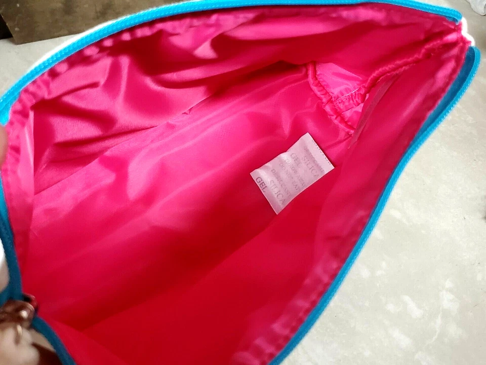 Ralph ~ Ralph Lauren ~ bolsa de viaje grande de lona para cosméticos artículos de tocador 9 x 6 x 3 Foto 3 de 4