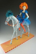 Cloth Art Doll Pattern Class Tutorial "Equestrienne II" by Cindee Moyer