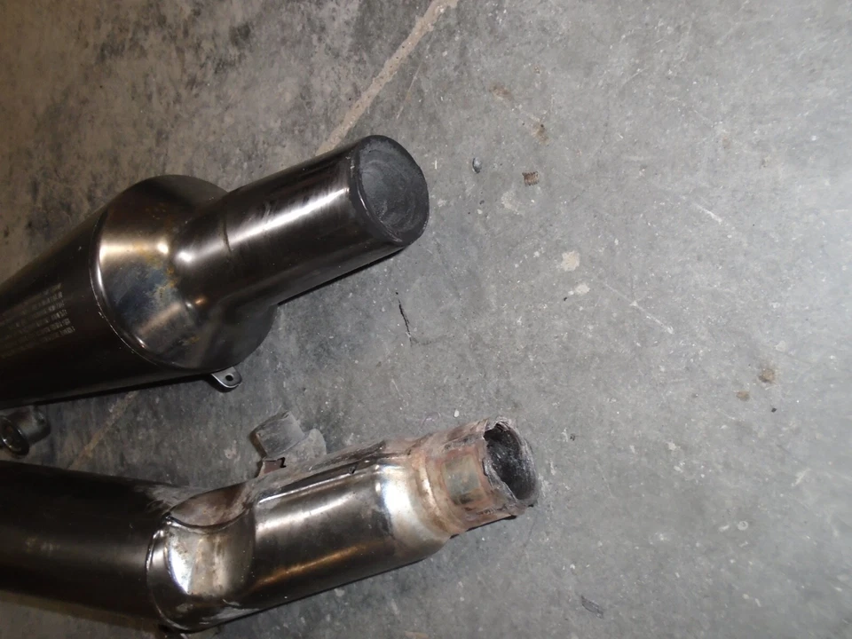 Yamaha Venture XVZ1300 XVZ 1300 1987 sistema de silenciador de escape tubos silenciador 1986 Foto 4 de 4