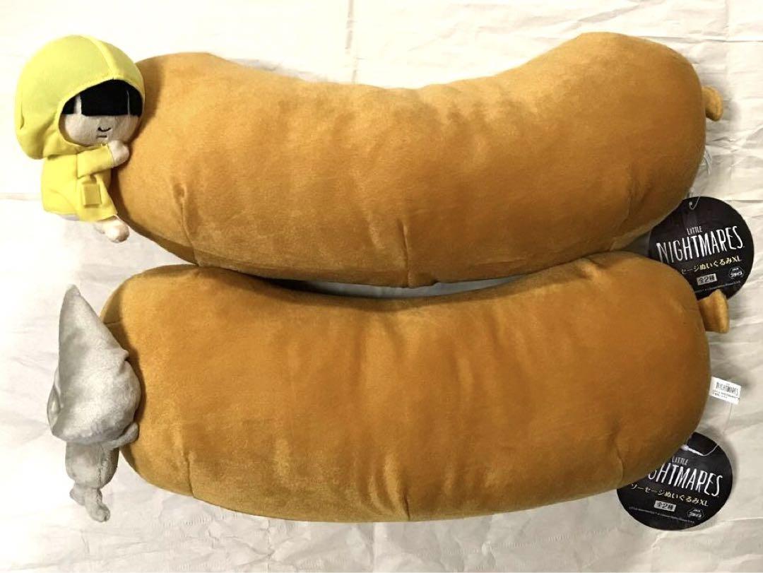 LITTLE NIGHTMARES Sausage Plush doll XL Six Gnome 40cm Set of