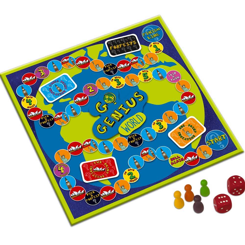Go Genius World Board Game KS1 & KS2 Knowledge eBay
