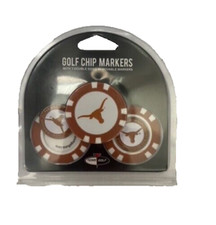 University of Texas/UT/Longhorns Golf Chip Markers Pack Of Three