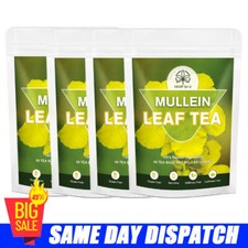 Mullein Tea Bags For Lung Cleanse Herbal Leaf of Flowers Detox Enhance Immunity