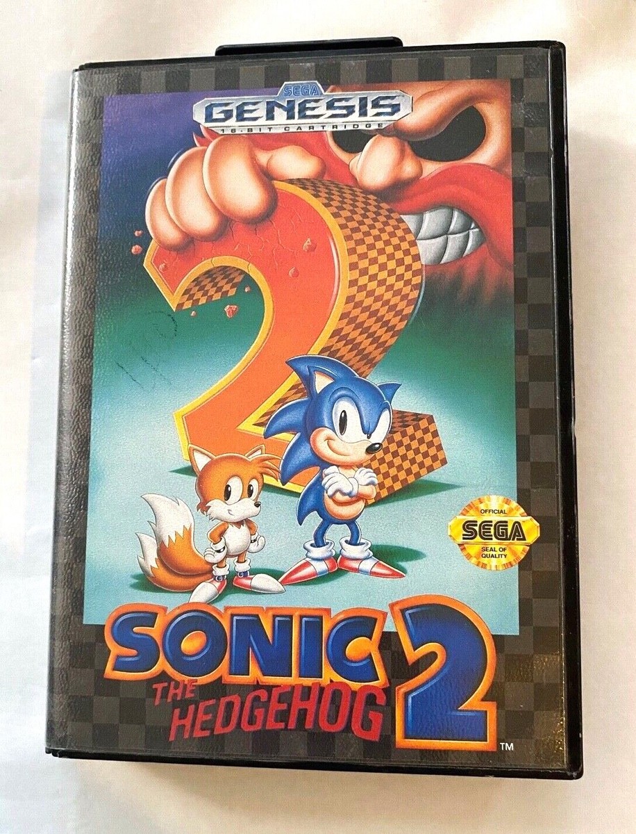 Sonic the Hedgehog 2 Sega Genesis Vintage Video game 1992 Listing