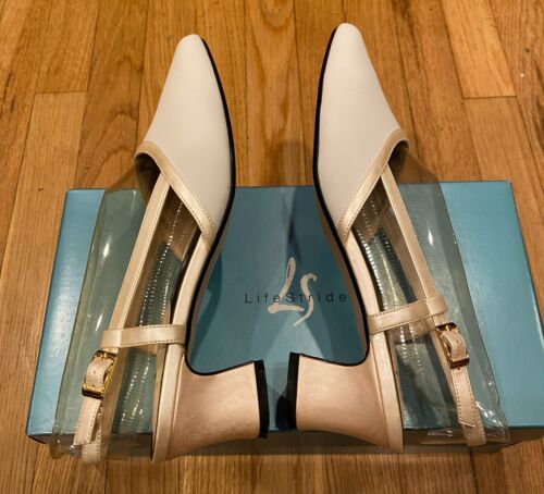 Lifestride Judith Vanilla Pumps Size 8W - Picture 4 of 5