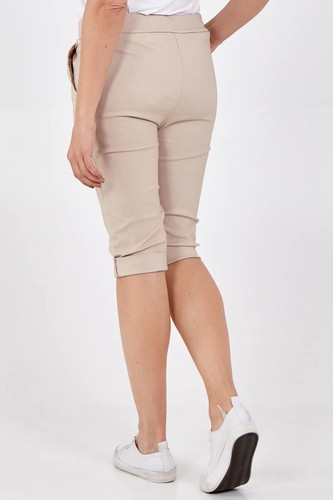 Women Magic Summer Shorts Ladies Stretch Jogger Style Hot Pants cropped Trouser - Picture 27 of 60