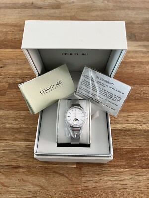 Cerutti 1881 Womens Watch With Silver Hardware BNWT