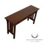stickley mission collection cherry 2 drawer sofa table console