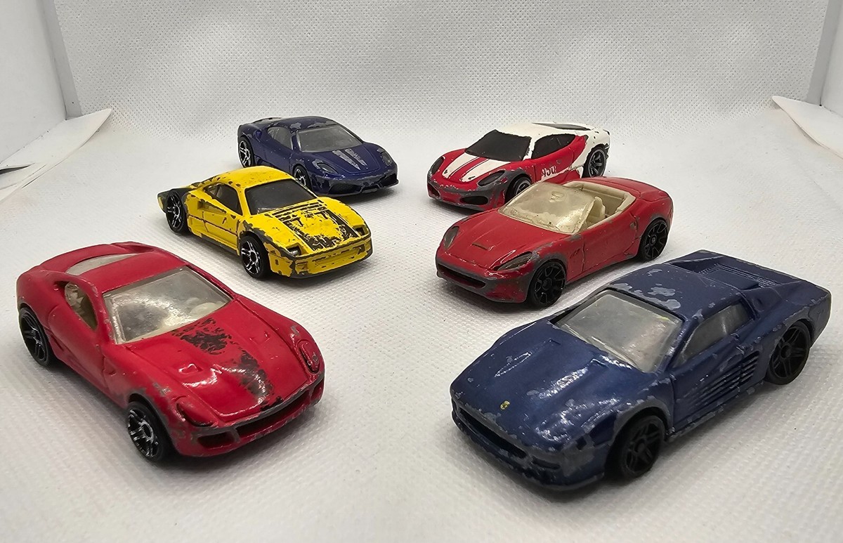 Vintage set of 6 hot wheels Ferrari toy models car auto | eBay