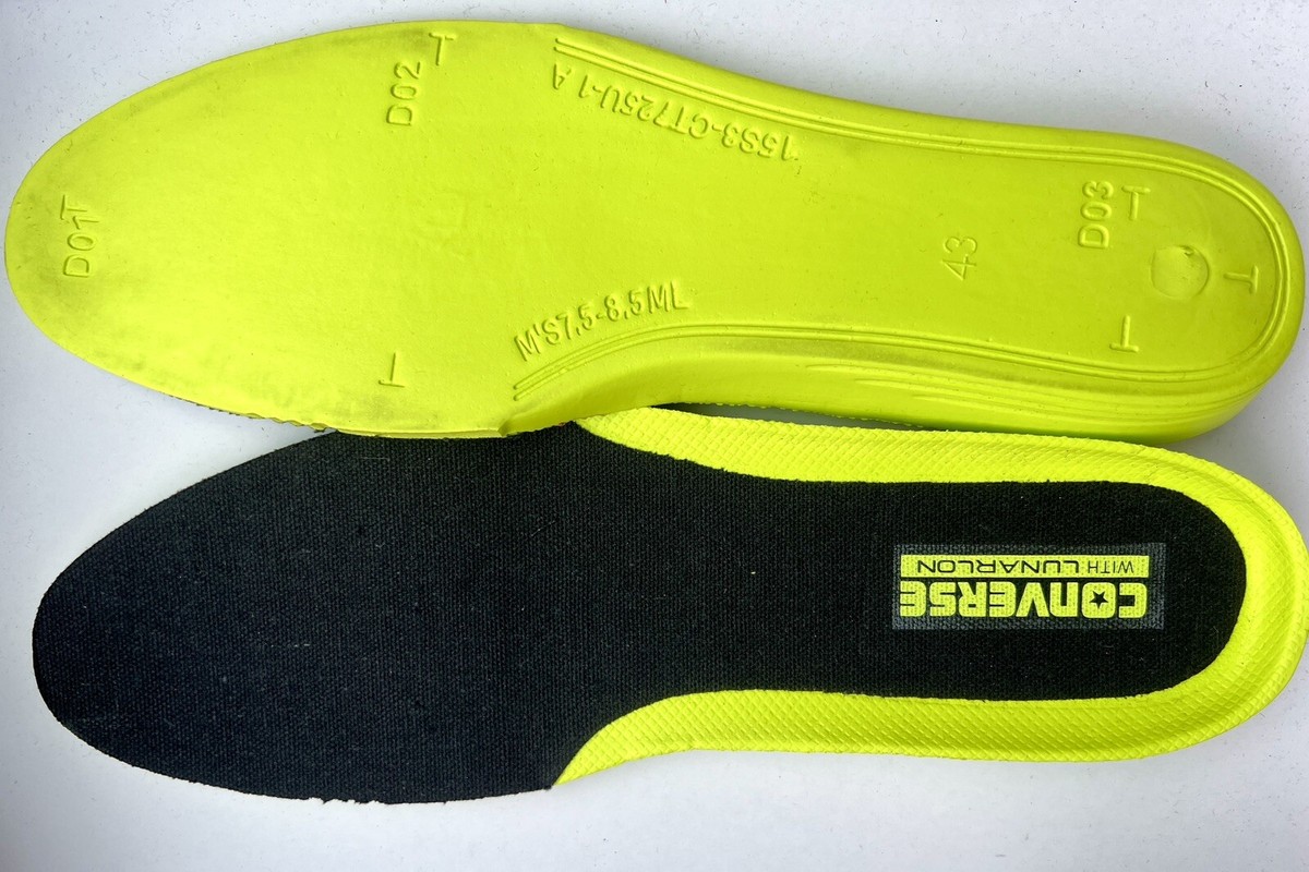 Original Insoles For Converse Lunarlon Latex Canvas Arch Height