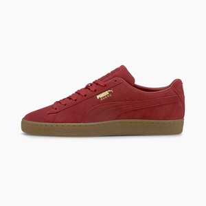 puma suede red gum