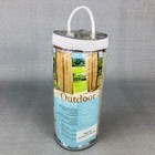 Outdoor Decor Tab Top Curtain Panel 50 wide x 96 long Taupe Semi-Opaque Washable