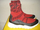 100% AUTHENTIC NEW MEN FENDI RED SOCK SNEAKERS UK 10/US 11 — photo 4