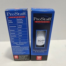 2 Packs of Wilson Pro Staff Distance White Golf Balls Surlyn
