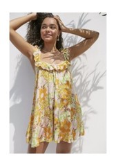 NWOT urban outfitters dessert flower ruffle mini dress XS