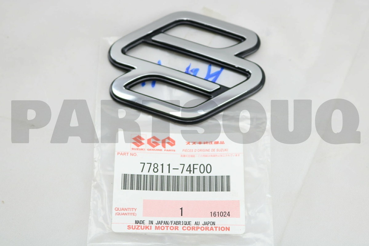7781174F00 Genuine Suzuki EMBLEM, BACK S 77811-74F00 | eBay
