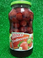 (18,97€/Kg) 10X Hainich Erdbeeren Gezuckert 680G Glas Fruchtkonserven Versand 0€