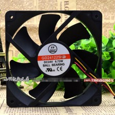 1 pcs GULF GD241225HB 24V 6.72W 12CM cm 12025 3-wire inverter cooling fan