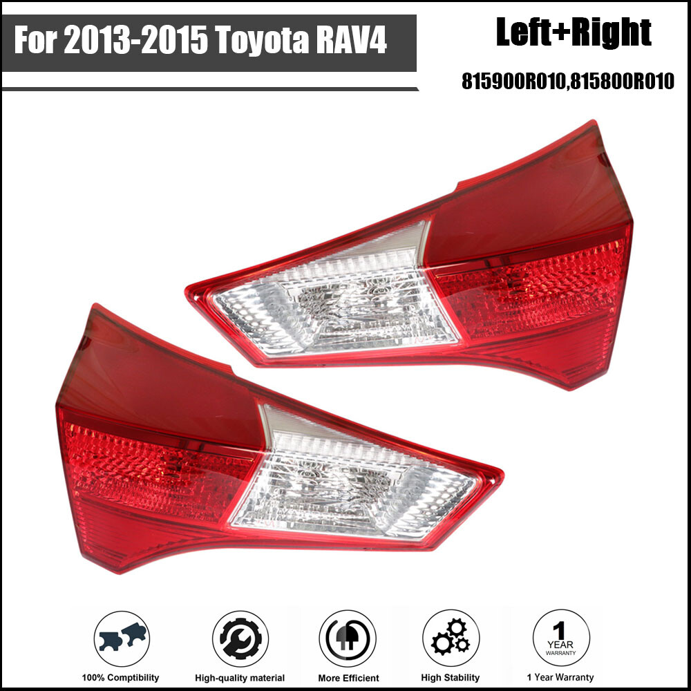 NEW YEAR ㉓ Tail Light Assembly For 2013-2015 Toyota RAV4 Left+Right Side Rear