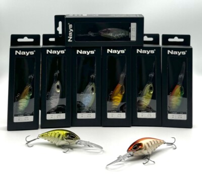 Nays CRNK 75 DR 75mm 26,5g Crankbait 11 Farben Hardbait Wobbler Deep Runner DA