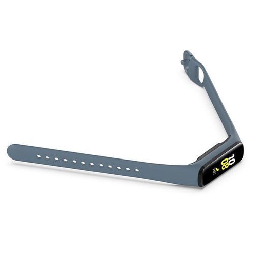 Cinturino regolabile in silicone per Fit-E SM-R375 (grigio) - Zdjęcie 6 z 7