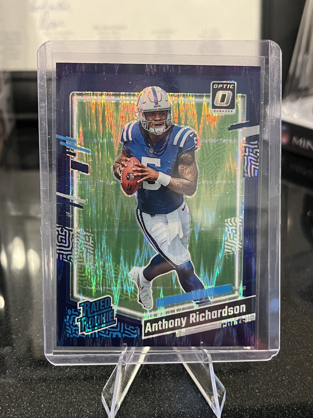 2023 Optic Purple Shock Rated Rookie Anthony Richardson #247