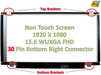 Écran LCD LED 15,6" IPS Remplacement - Réf. LP156WF6(SP)(M3) 30 Broches Full HD - Neuf Visiodirect