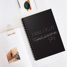 Spiral Notebook - Ruled Line, Motivational Quote Notebook, Daily Planner,