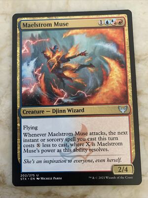 Maelstrom Muse 202/275 Strixhaven: School of Mages Uncommon MTG D4368*