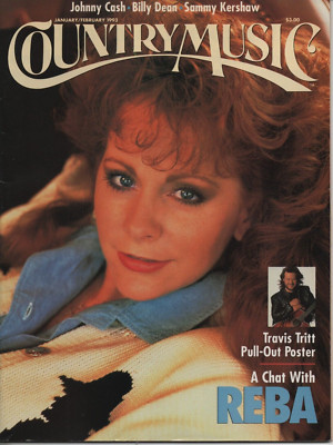 Country Music January/February 1993 Reba McEntire Billy Dean CMSA Sonny James