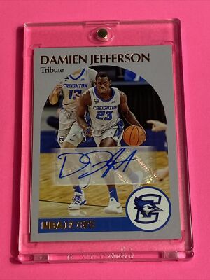  Damien Jefferson AUTO Creighton Bronze Parallel SHIPS IN ONE TOUCH CASE RC