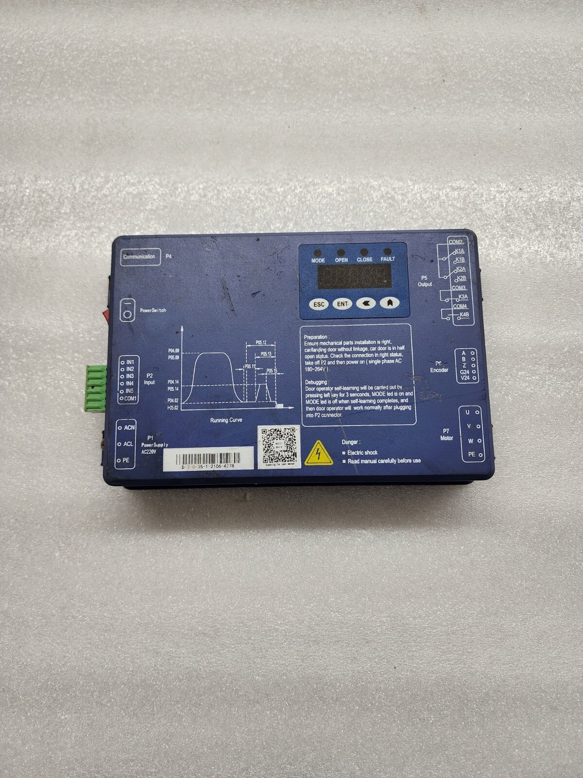 SHANGHAI BSTDOORSYSTEM BG221-BS21E ELEVATOR DOOR SYSTEM 0.2KW