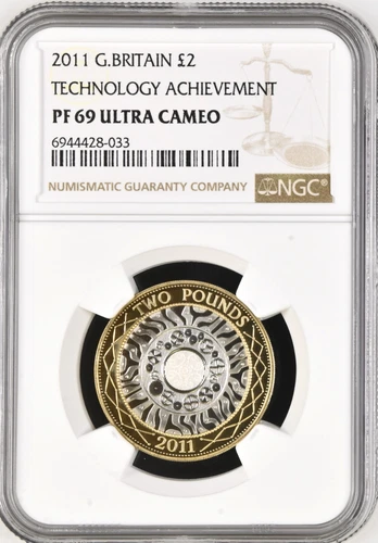 2011 PROOF £2 Two Pound Celtic Iron Age Technology NGC PF69 Great Britain