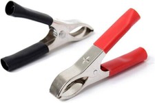 Crocodile Clips Clamp 53mm 15A Alligator Clips 4mm Bullet Jack (1 Pair)
