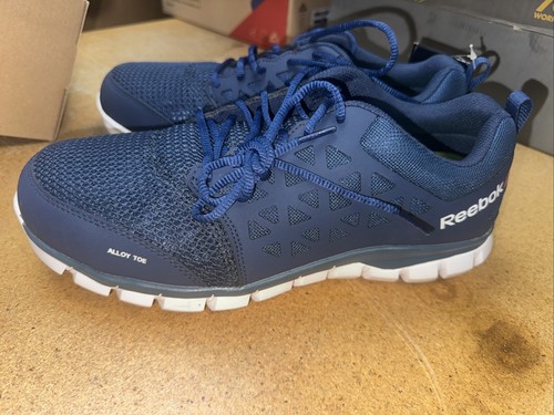 Reebok Herren Marine Mesh Arbeitsschuhe Legierung Zehe Oxford-Schuhe 10,5 - Bild 3 von 11