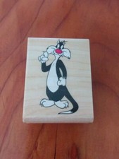Rubber Stampede Sylvester 026D 1998 Warner Bros Stamp