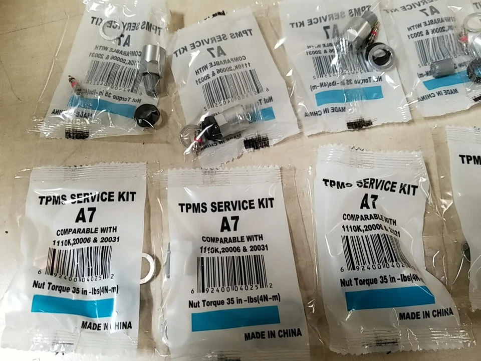 (x12) TIRE PRESSURE SENSOR REBUILD TPMS TPS A7 SERVICE PK KIT 1110K 20006 20031 - Image 2 of 4