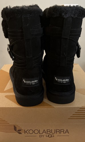 KOOLABURRA BY UGG/ DELENE SHORT 1121504 BLACK SIZE 11 WOMEN’S BOOTS/ AUTHENTIC - Imagen 9 de 12