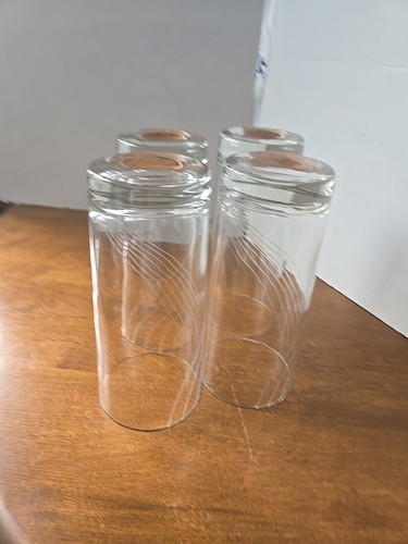 Mid-Century Modern Swirl Glasses Set Of 4 - Picture 15 of 20