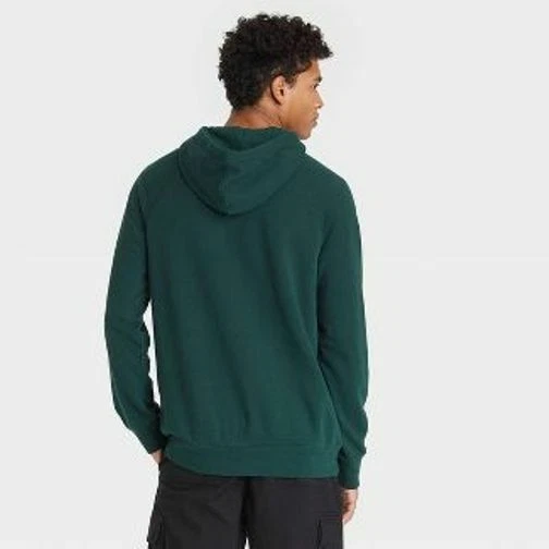 Goodfellow Men s Size Small Spruce Green Graphic Sweatshirt
