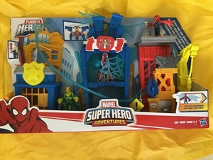 spider man web quarters playset
