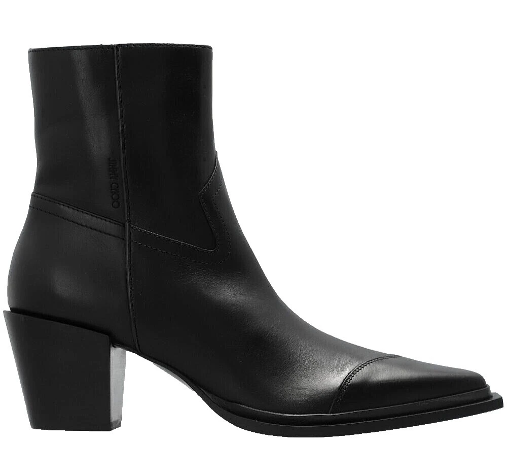 Botas sólido superior de cuero Jimmy Choo para Mujeres
