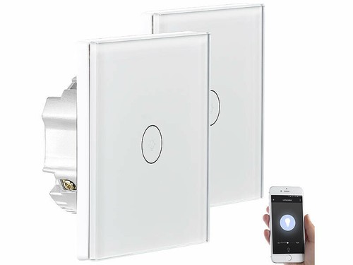 Interrupteur Connecté Smart Life DS-101 – Compatible WiFi, Commande Vocale Et Téléphone