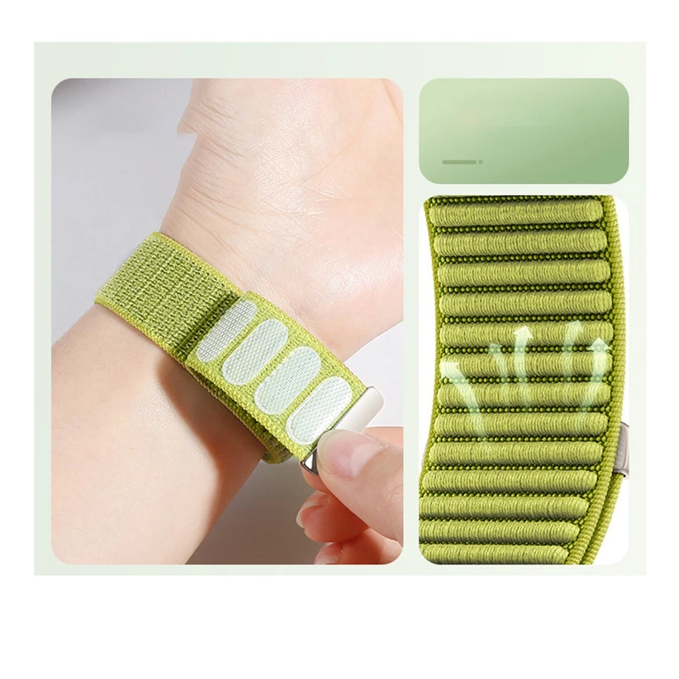 Pulseira ajustável de náilon para Apple Watch Series 10 9 8 7 6 5 4 Ultra SE - Imagem 4 de 4