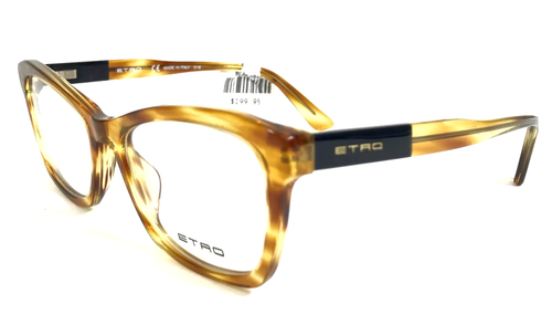 Gafas ópticas negras y diseño de cuerno marrón rectangulares ETRO ET2628-764 para mujer - Imagen 2 de 5
