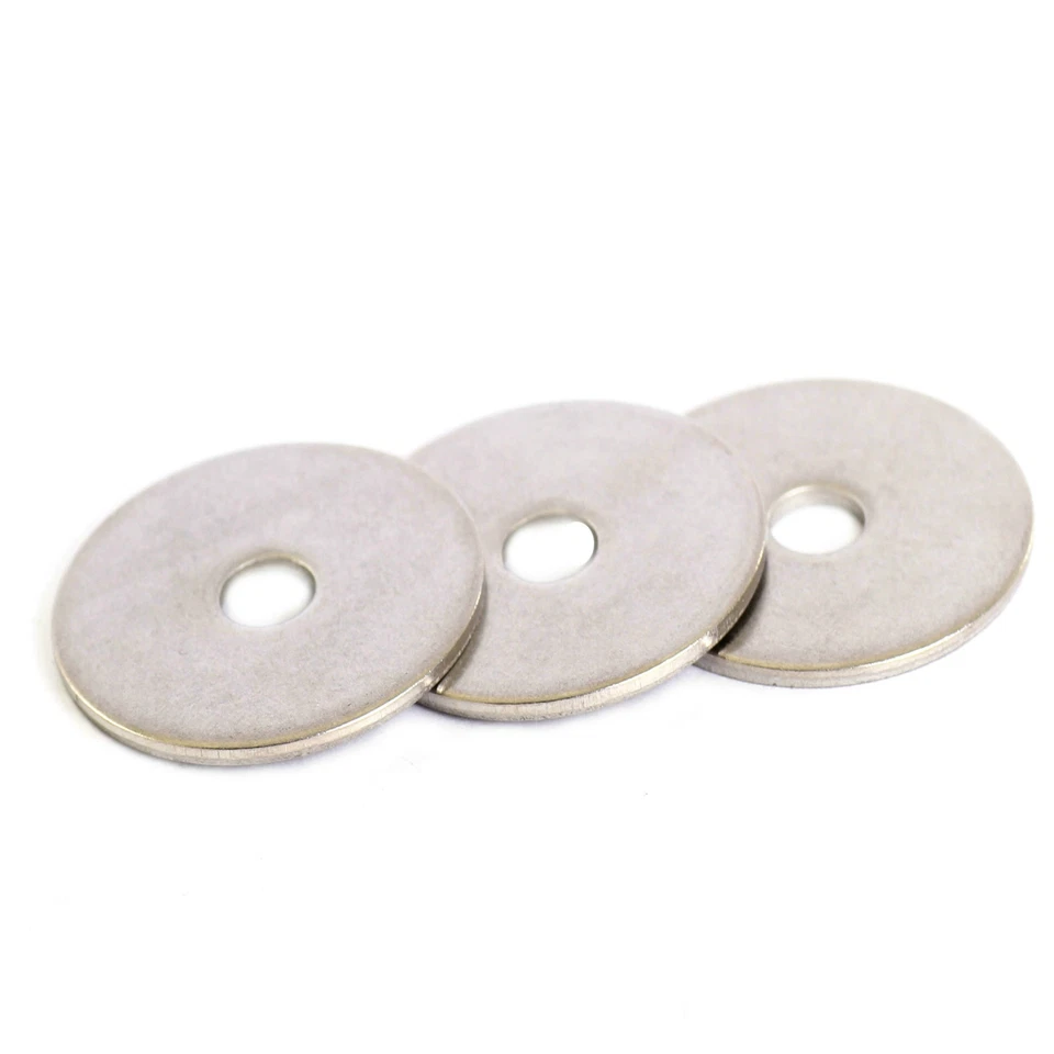 BOLT BASE M5 M6 M8 M10 X 30MM OD A2 STAINLESS STEEL PENNY REPAIR WASHERS MUDGUARD WASHER