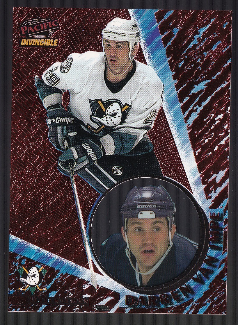 97-98 Pacific Invincible Copper # 5 DARREN VAN IMPE ANAHEIM DUCKS