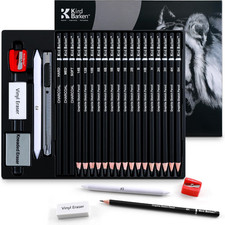 Professional Sketch Pencil Set 24 Piece for Artists