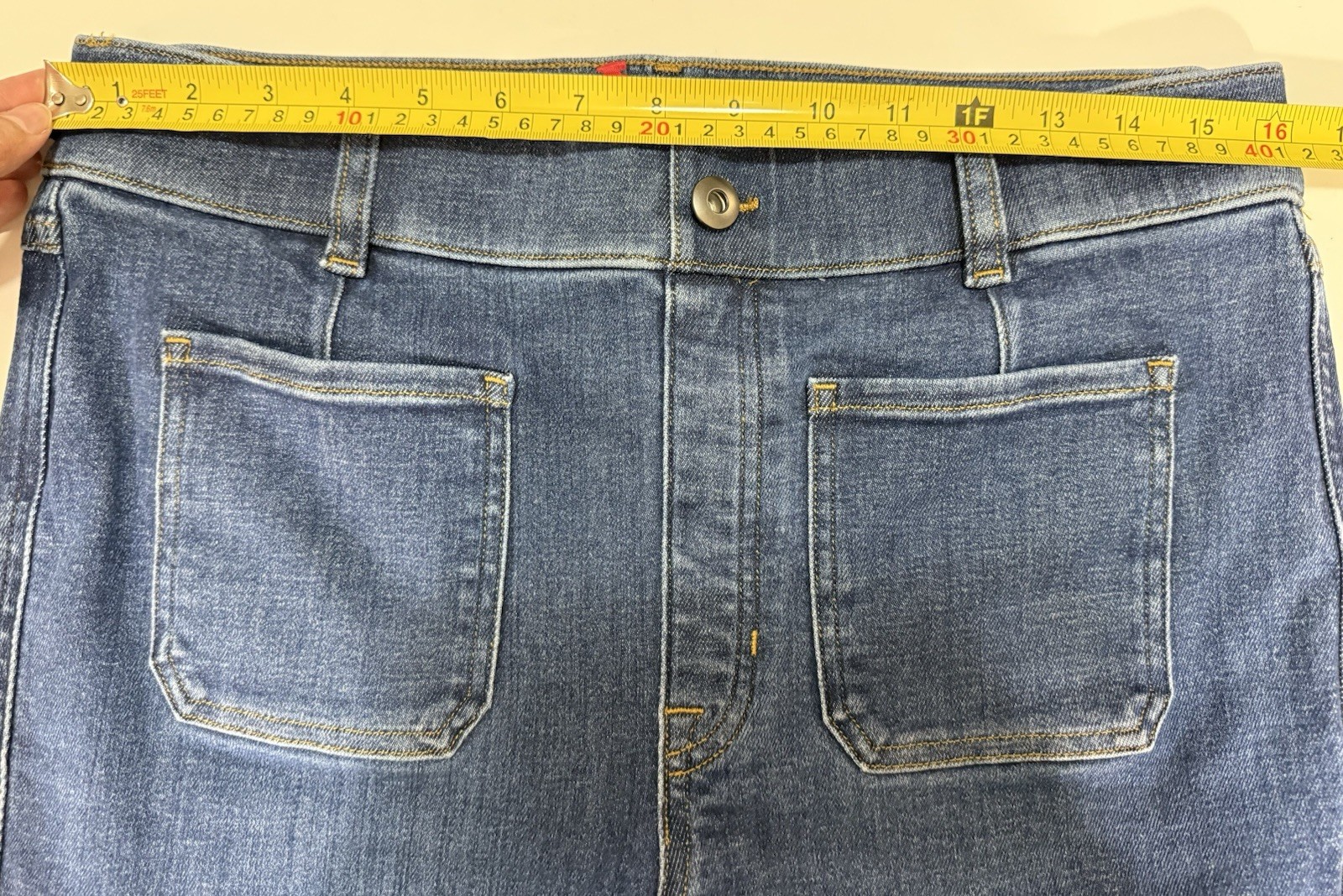 SPANX Flare Jeans With Patch Pockets Pull-on in A… - image 6