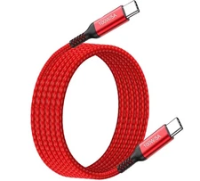 USB C to USB C Cable 20FT 100W Fast Charging Nylon for MacBook Galaxy Pixel